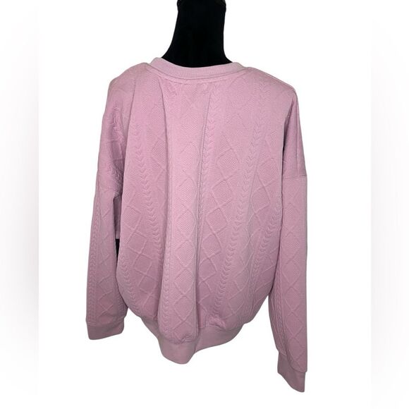 NWT GRAYSON THREAD UGLY CHRISTMAS SWEATER PINK FESTIVE SANTA BABY SWEATER - Picture 4 of 6